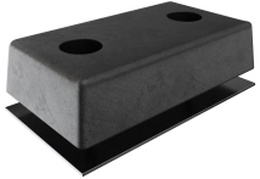 Бампер (буфер) резиновый упорный БР-500 с комплектом креплений