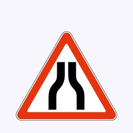 «Сужение дороги»