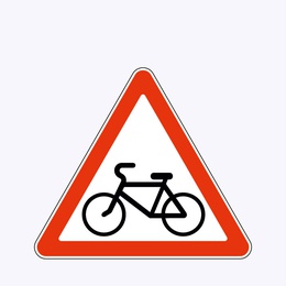 «Пересечение с велоcипедной дорожкой»