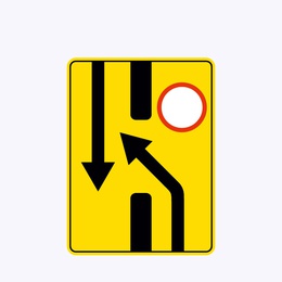 «Предварительный указатель перестроения на другую проезжую часть»