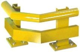 Отбойник угловой металлический для защиты стен КС-1 