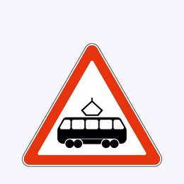 «Пересечение с трамвайной линией»