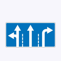 «Направление движения по полосам»